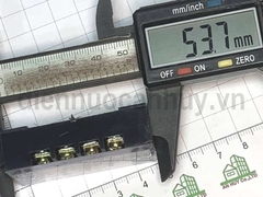 Cầu đấu điện 15A 4 cực TB-1504 đen
