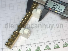 Cầu tiếp địa mát trung tính chân sứ 13 mắt