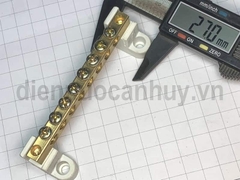 Cầu tiếp địa mát trung tính chân sứ 8 mắt