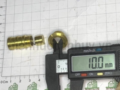 Chặn cát âm sàn cửa đi 2 cánh đồng thau phi 10