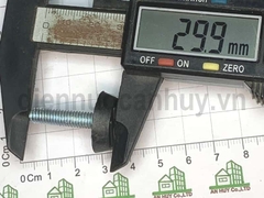 Chân tăng chỉnh đế nhựa bulong M6x25 mm