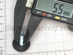 Chân tăng chỉnh đế nhựa bulong M6x25 mm