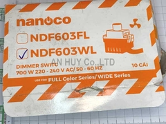 Chiết áp dimmer quạt trần Panasonic Nanoco (hộp 10 cái)