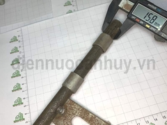 Chốt cửa đứng sắt hàn dài 28 cm loại to