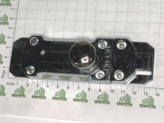Chốt cửa gỗ núm tròn Việt tiệp 10400 đế 40x100 mm