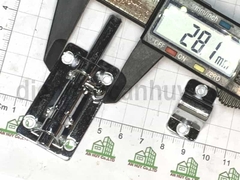 Chốt cửa gỗ Việt Tiệp nhỏ 10280 đế 28x50 mm