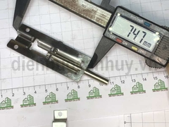 Chốt cửa inox mỏng 2 inch đế 25x75 mm