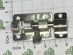 Chốt cửa inox rẻ 1 inch đế ngắn 25x35 mm