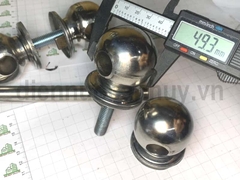 Chốt khóa tròn quả đấm bé 15cm