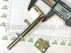 Chốt ngang cửa sắt mầu vàng đế 30x70