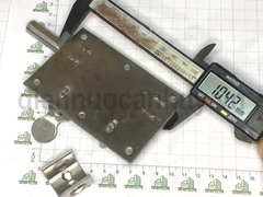 Chốt ngang inox 201 đế vuông loại to 70x105 mm