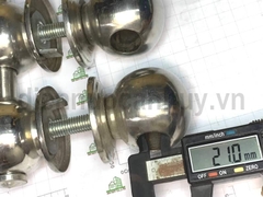Chốt ngang quả đấm tròn inox lắp cho cổng inox