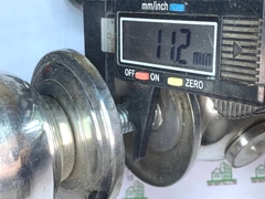 Chốt ngang quả đấm tròn inox lắp cho cổng inox