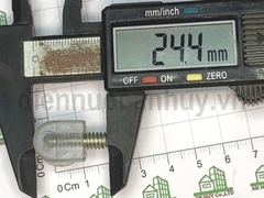 Chốt thẳng đỡ kệ kính có hít chân không - ren M6