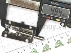 Chốt cửa inox rẻ 1 inch đế dài 25x50 mm