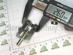 Chốt cửa inox rẻ 1 inch đế ngắn 25x35 mm