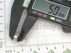 Chốt đỡ kệ kính nhựa trắng đục