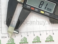 Chốt đỡ kệ kính nhựa trắng đục