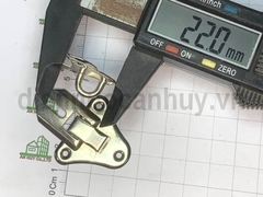 Chốt khóa hộp gỗ hình thoi 50x35 inox 201