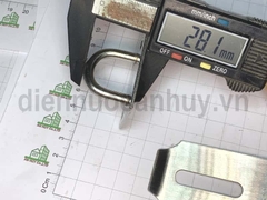 Chốt khóa bắt vít vỉ xanh đế vuông 803-8F