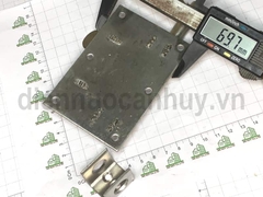 Chốt ngang inox 201 đế vuông loại to 70x105 mm