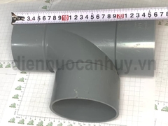 chữ T PVC Tiền Phong Tê cong 110x88 độ