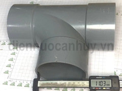 chữ T PVC Tiền Phong Tê cong 110x88 độ