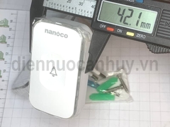 Chuông điện vuông không dây Nanoco dạng hộp ND156 loại có pin