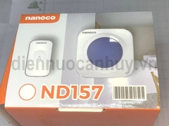 Chuông điện vuông không dây Nanoco dạng hộp ND156 loại có pin