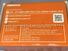 Chuông điện vuông không dây Nanoco dạng hộp ND156 loại có pin
