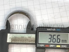 Chụp đầu óc sen 40mm đồng mạ crome trắng