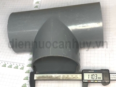 chữ T PVC Tiền Phong Tê 110 đều (110-110)
