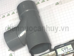 chữ T PVC Tiền Phong Tê cong 60x88 độ