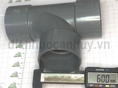 chữ T PVC Tiền Phong Tê cong 60x88 độ