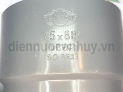 chữ T PVC Tiền Phong Tê cong 76x88 độ