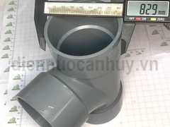 chữ T PVC Tiền Phong Tê cong 76x88 độ