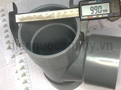 chữ T PVC Tiền Phong Tê cong 90x88 độ