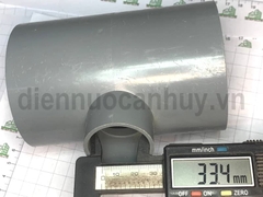 chữ T PVC Tiền Phong Tê thu 76-34
