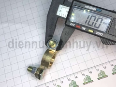 Cọc bình ắc quy đồng thau cho cọc 16mm. Đầu kẹp cực ắc quy dẫn điện tốt và chống ăn mòn cho ô tô, máy phát điện