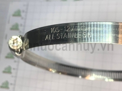 Cổ dê inox đai xiết ống 125 (105-127)
