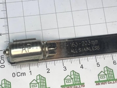 Cổ dê inox đai xiết ống 200 (163-203)