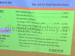 Cồn lạnh Methanol Đức Giang TCCS 092024HCĐG 500ml - chuyên vệ sinh đường ống điều hòa