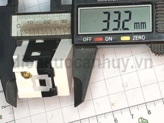Công tắc 16A SINO 1 chiều cực chữ nhật có đèn báo S18CCS/S