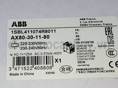 Công tắc tơ khởi động từ ABB 3P 80A 220-230V AC-AX80-30-11-80