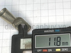 Cốt đồng ngắn mạ trắng SC50-12mm