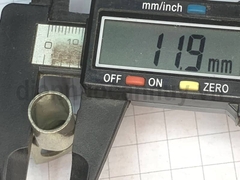 Cốt đồng ngắn mạ trắng SC50-12mm