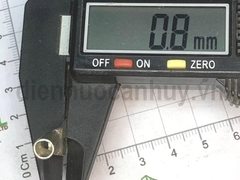 Cốt đồng ngắn mạ trắng SC6-6mm