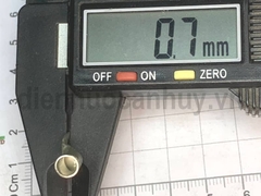 Cốt đồng ngắn mạ trắng SC6-8mm