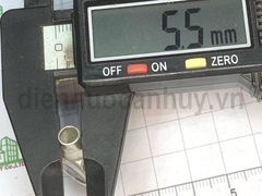 Cốt đồng ngắn mạ trắng SC6-8mm