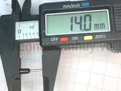 Cốt kim rỗng dây điện 0.75mm E7508 Đen